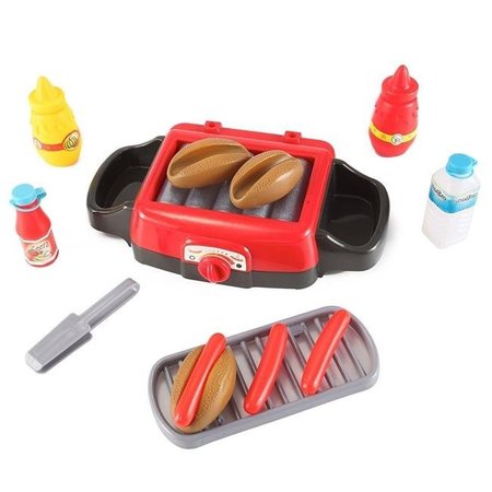 AZIMPORT Azimport PS28 Hot Dog Roller Grill Electric Stove Play Food Kitchen Appliance Set for Kids PS28